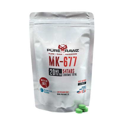 PureRawz Ibutamoren (MK-677) 20mg, 54 Tablet